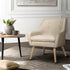 Artiss Fabric Dining Armchair - Beige-Furniture > Living Room - Peroz Australia - Image - 1