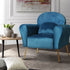 Artiss Armchair Lounge Chair Accent Chairs Armchairs Sofa Navy Velvet Cushion-Armchairs - Peroz Australia - Image - 1