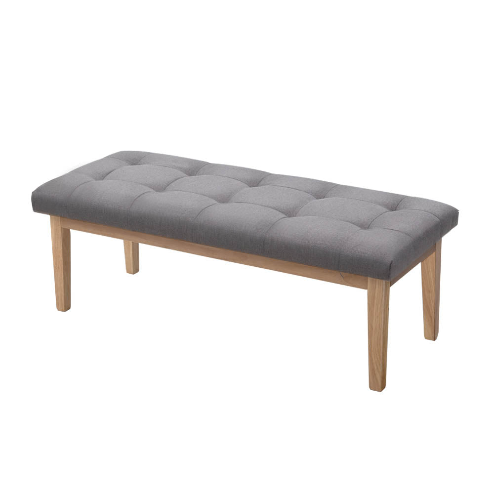 Artiss Bench Bedroom Benches Ottoman Upholstered Fabric Chair Foot Stool 120cm-Furniture > Living Room - Peroz Australia - Image - 2