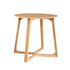 Artiss Coffee Table Round Side Tables Nightstand Bedside Furniture Wooden Beige-Furniture > Living Room - Peroz Australia - Image - 1