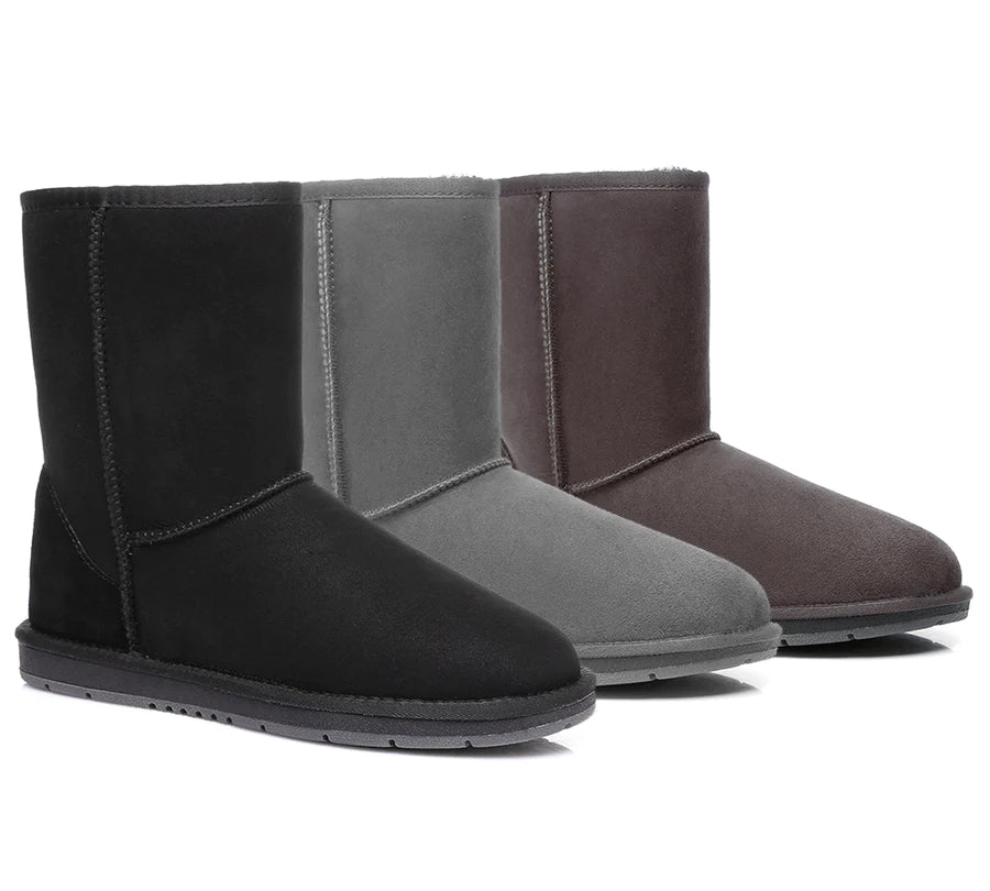 Australian Shepherd Kids AS Short Classic UGG Boots Water Resistant All Season-Kid Boots-PEROZ Accessories