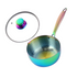 Anygleam Stock Pot Rainbow Non-Stick Stainless Steel Kitchen Snow Pan Noodle Soup with Lid Cooker Universal Cookware-Pots-PEROZ Accessories