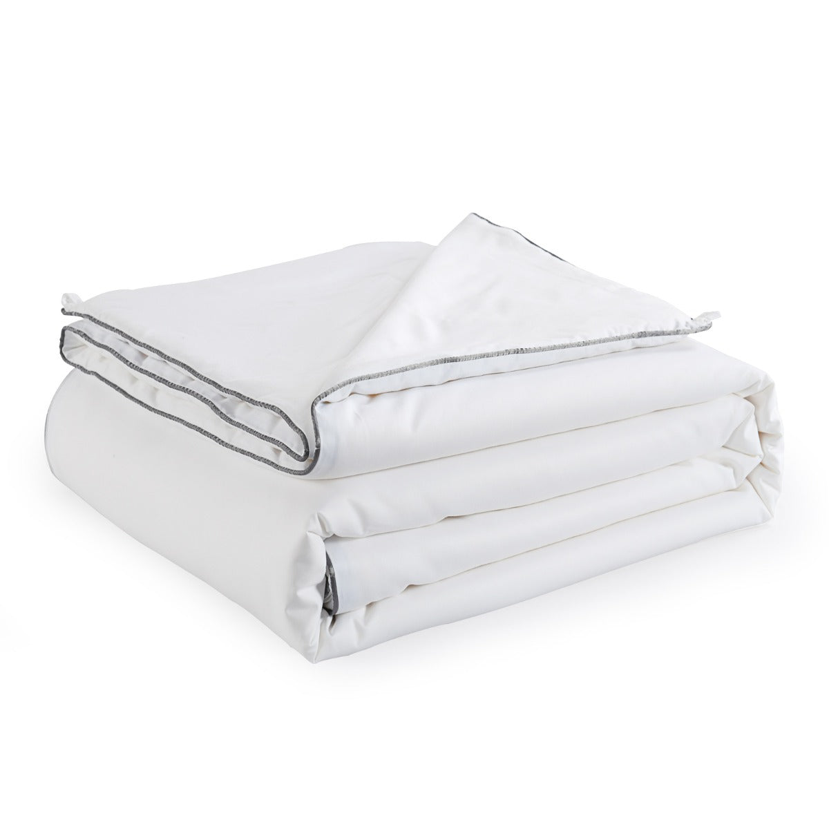 Royal Comfort 100% Silk Filled Eco-Lux Quilt 300GSM With 100% Cotton Cover - Double - White-Home & Garden > Bedding-PEROZ Accessories