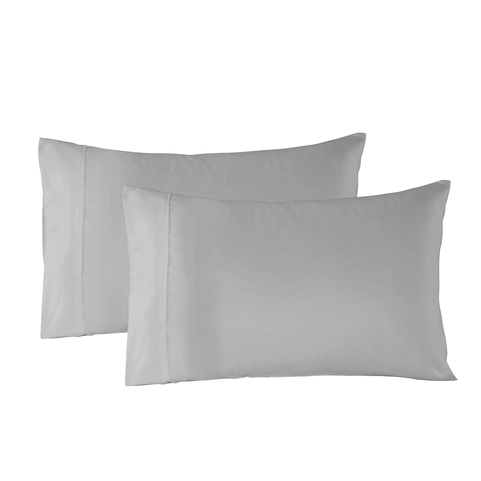 Royal Comfort Bamboo Blended Sheet & Pillowcases Set 1000TC Ultra Soft Bedding - Queen - Light Grey-Home & Garden > Bedding-PEROZ Accessories