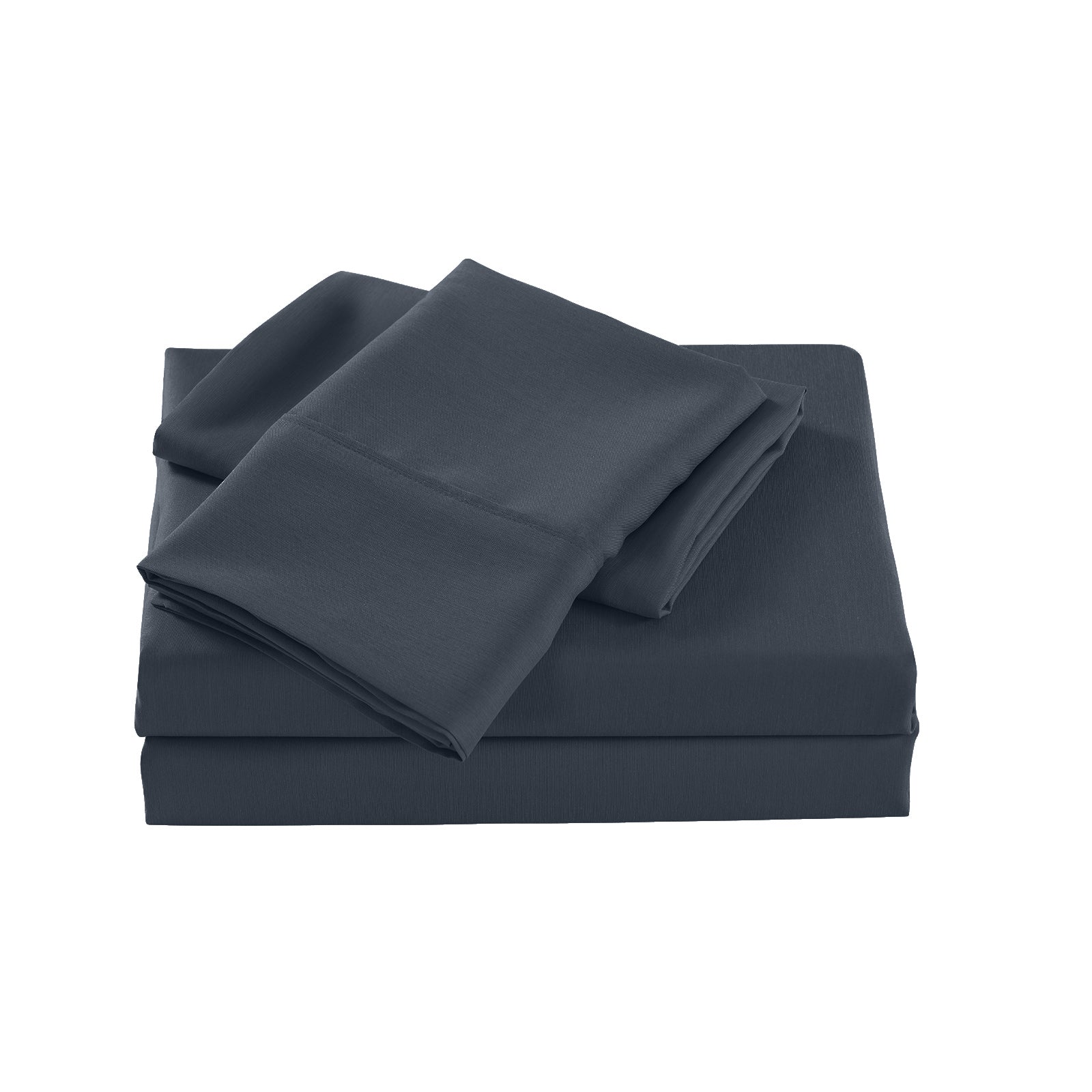 Royal Comfort 2000 Thread Count Bamboo Cooling Sheet Set Ultra Soft Bedding - Double - Charcoal-Home & Garden > Bedding-PEROZ Accessories