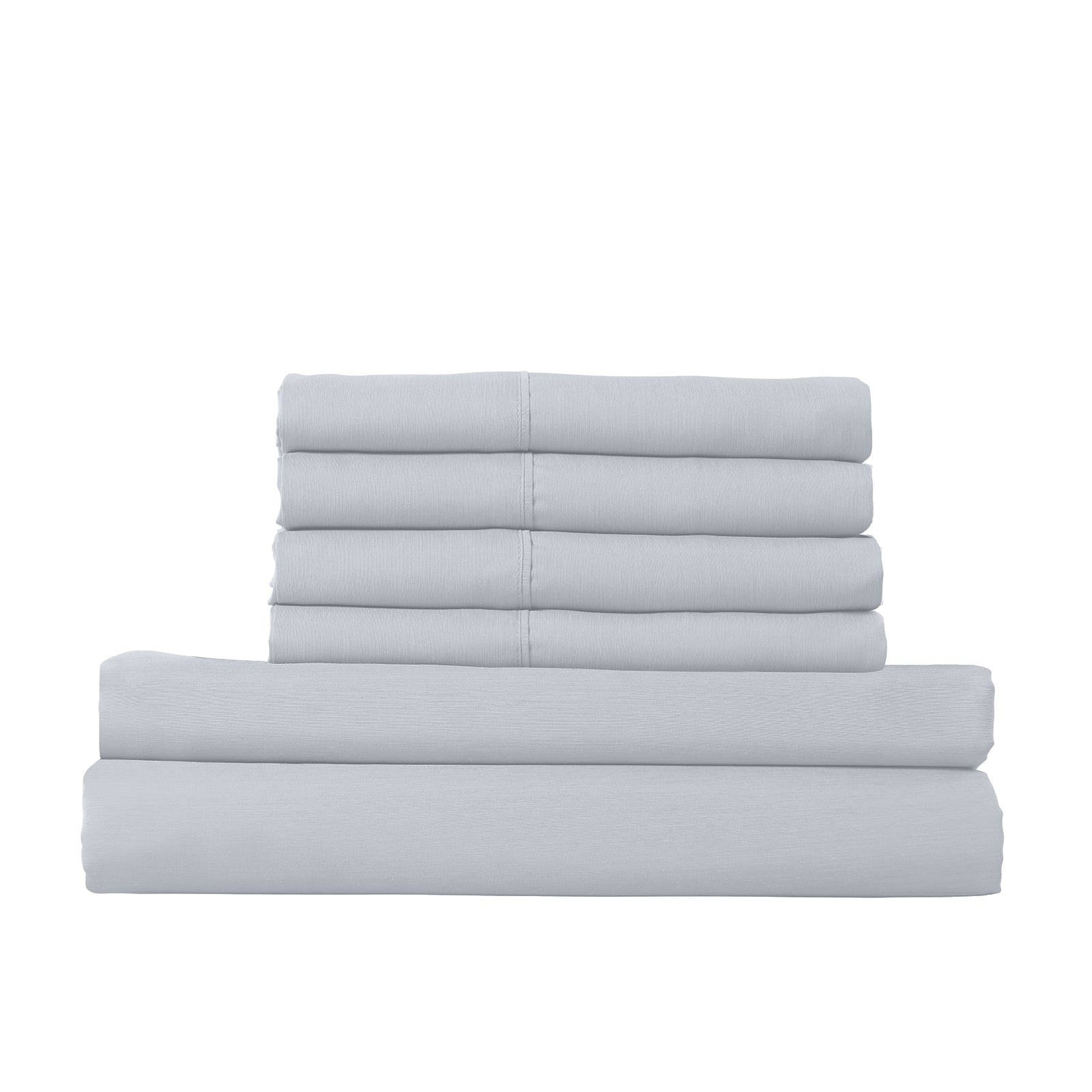 Royal Comfort 1500 Thread Count 6 Piece Cotton Rich Bedroom Collection Set - Queen - Indigo-Home & Garden > Bedding-PEROZ Accessories