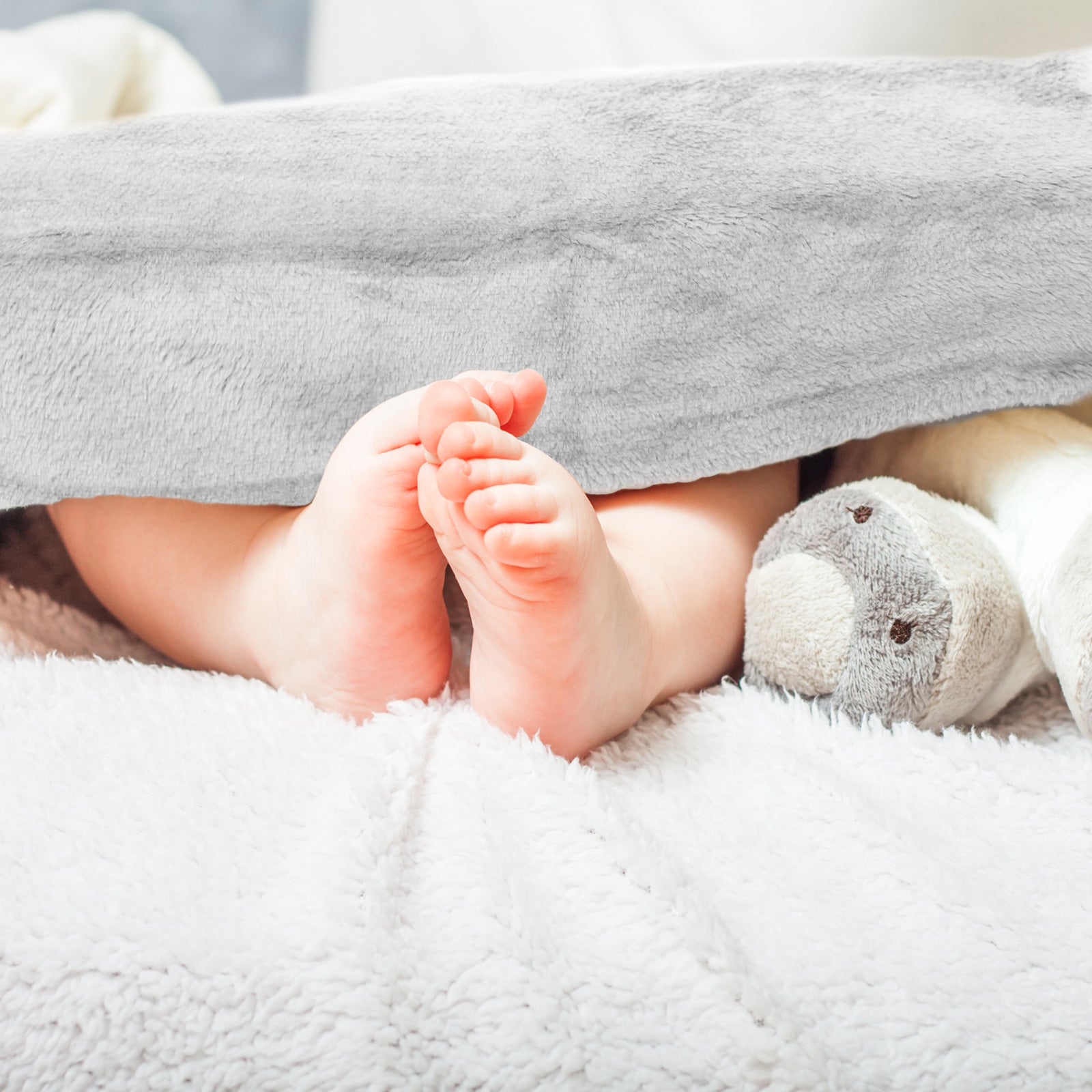 Royal Comfort Plush Blanket Throw Warm Soft Super Soft Large 220cm x 240cm - Light Grey-Home & Garden > Bedding-PEROZ Accessories