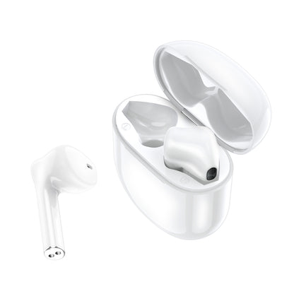 FitSmart Wireless Earbuds Earphones Bluetooth 5.0 For IOS Android In Built Mic - White-Headphones-PEROZ Accessories
