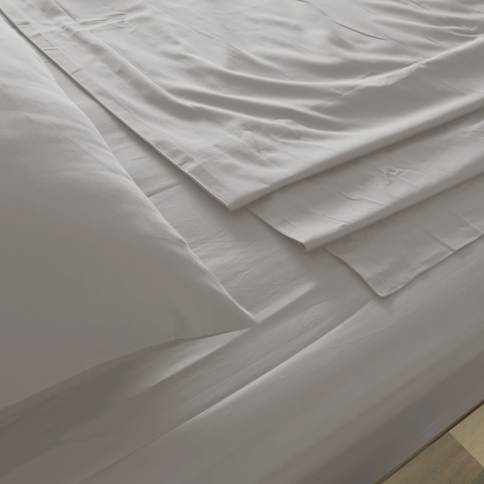 Royal Comfort 1000 Thread Count Bamboo Cotton Sheet and Quilt Cover Complete Set - King - Dove-Bed Sheets-PEROZ Accessories
