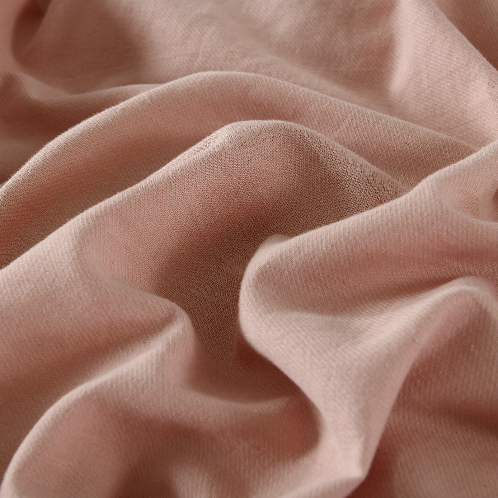 Royal Comfort Hemp Braid Cotton Blend Quilt Cover Set Reverse Stripe Bedding - King - Dusk Pink-Home & Garden > Bedding-PEROZ Accessories