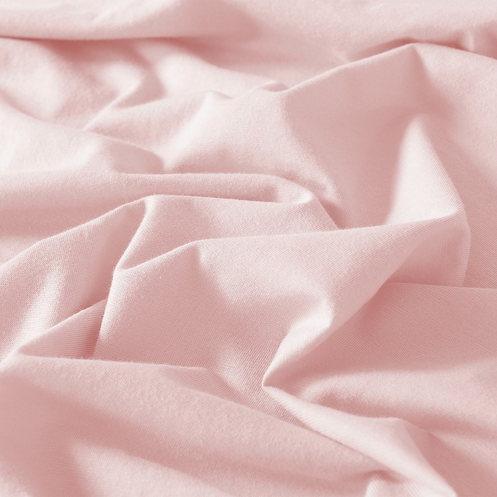 Royal Comfort 100% Jersey Cotton 4 Piece Sheet Set - King - Pink Marle-Home & Garden > Bedding-PEROZ Accessories