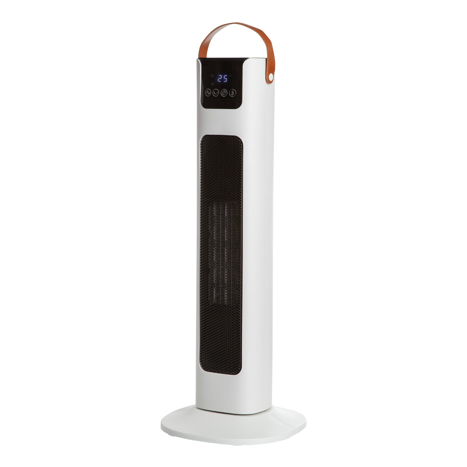 Pursonic Electric Ceramic Tower Heater Portable Oscillating Remote Control - White-Appliances > Heaters-PEROZ Accessories