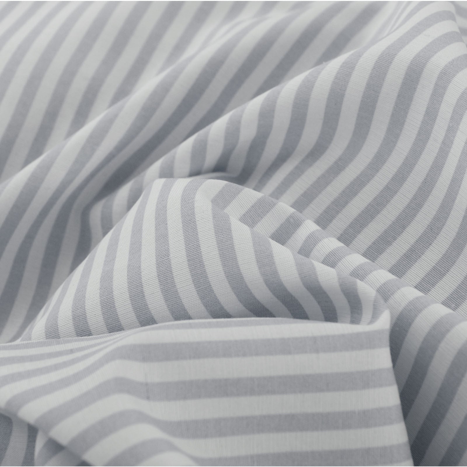 Royal Comfort Striped Flax Linen Blend Quilt Cover Set Soft Touch Bedding - King - Grey-Home & Garden > Bedding-PEROZ Accessories