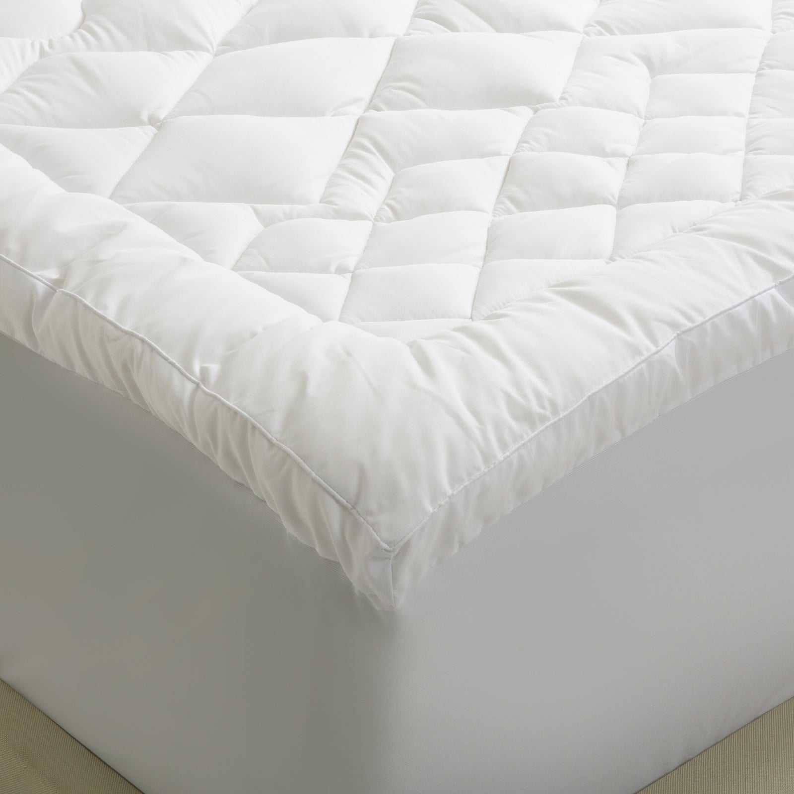 Royal Comfort 1200GSM Deluxe 7-Zone Mattress Topper Luxury Gusset Breathable - King - White-Home & Garden > Bedding-PEROZ Accessories