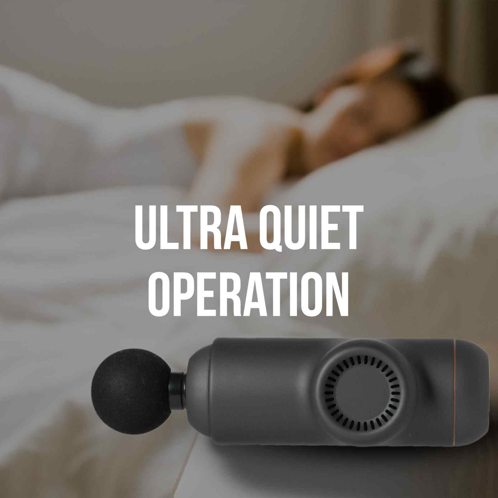 FitSmart LED Touch Screen POWER-X Vibration Therapy Device Massage Gun Grey-Massagers-PEROZ Accessories