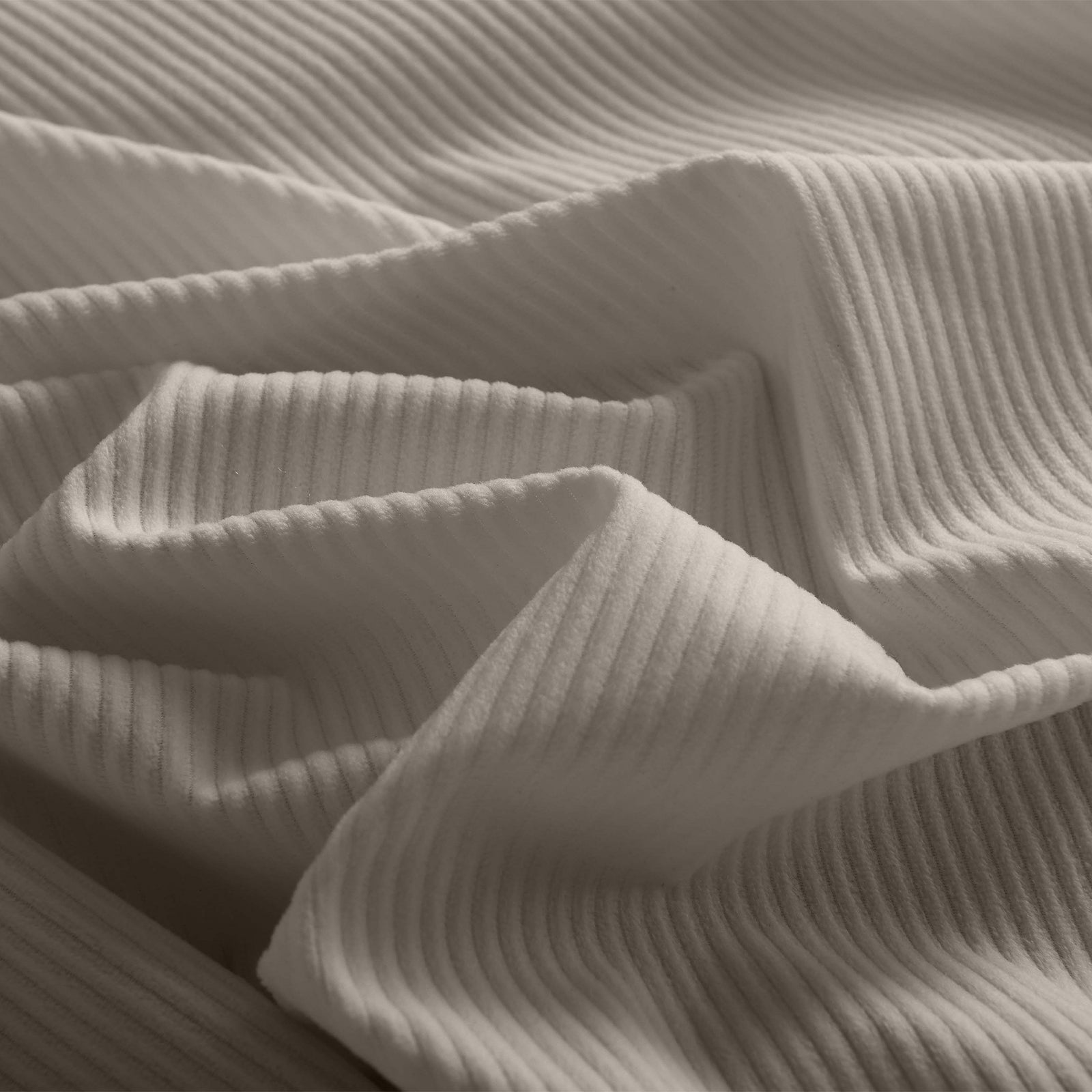 Royal Comfort Velvet Corduroy Quilt Cover Set Super Soft Luxurious Warmth - King - Beige-Home & Garden > Bedding-PEROZ Accessories