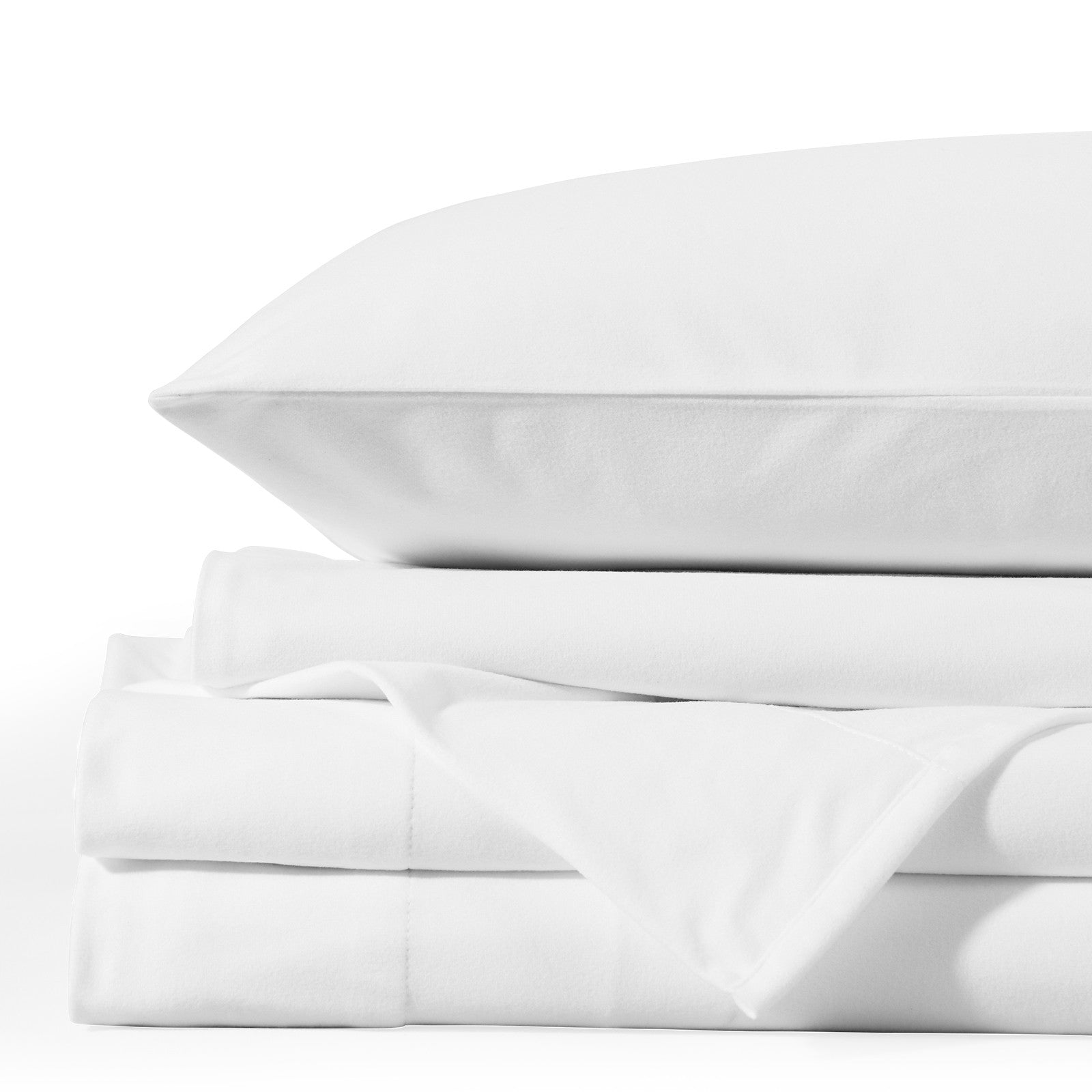 Royal Comfort Polar Fleece Flannel Sheet Set Ultra Soft Plush Cozy - Single - White-Bed Sheets-PEROZ Accessories