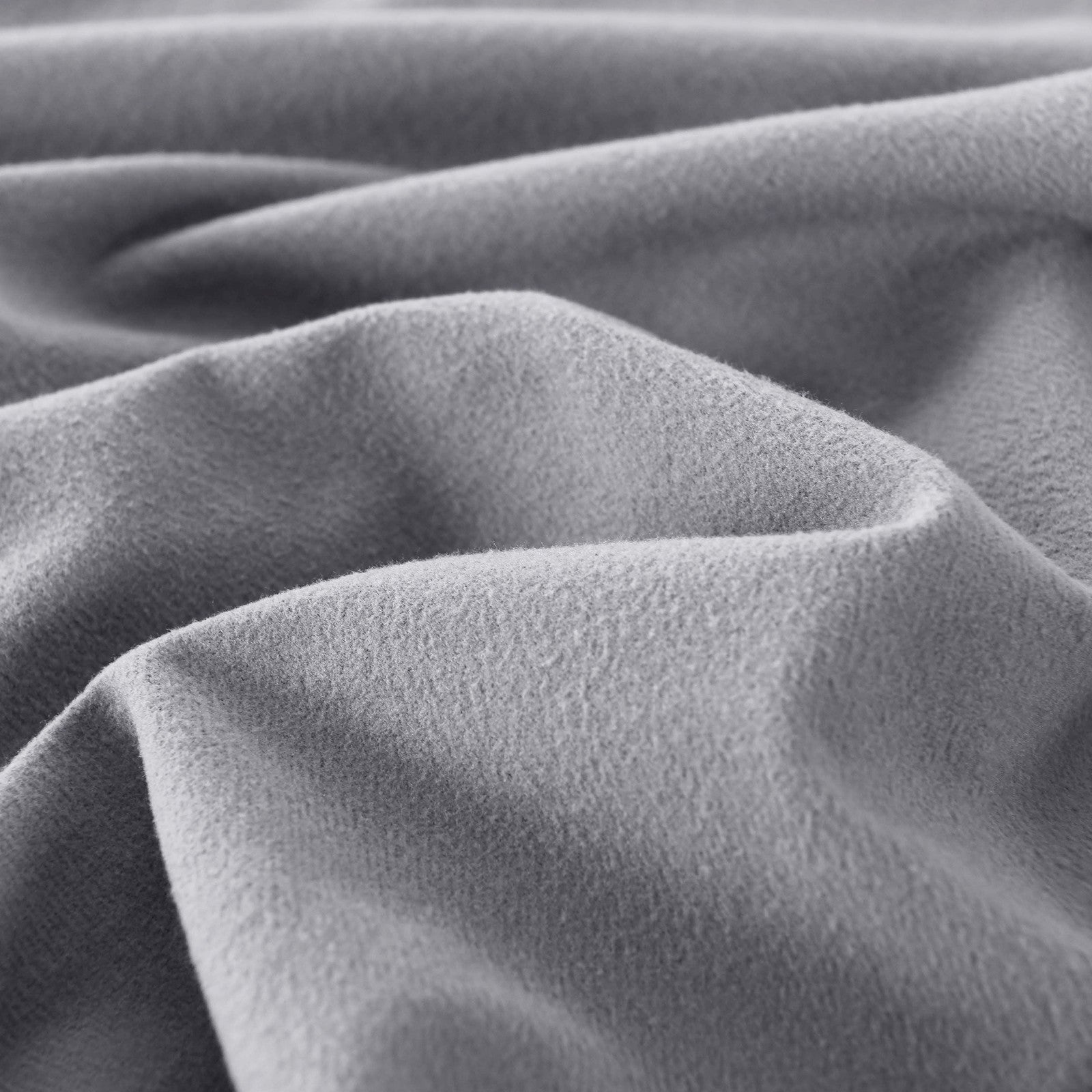 Royal Comfort Polar Fleece Flannel Sheet Set Ultra Soft Plush Cozy - Single - Grey-Bed Sheets-PEROZ Accessories