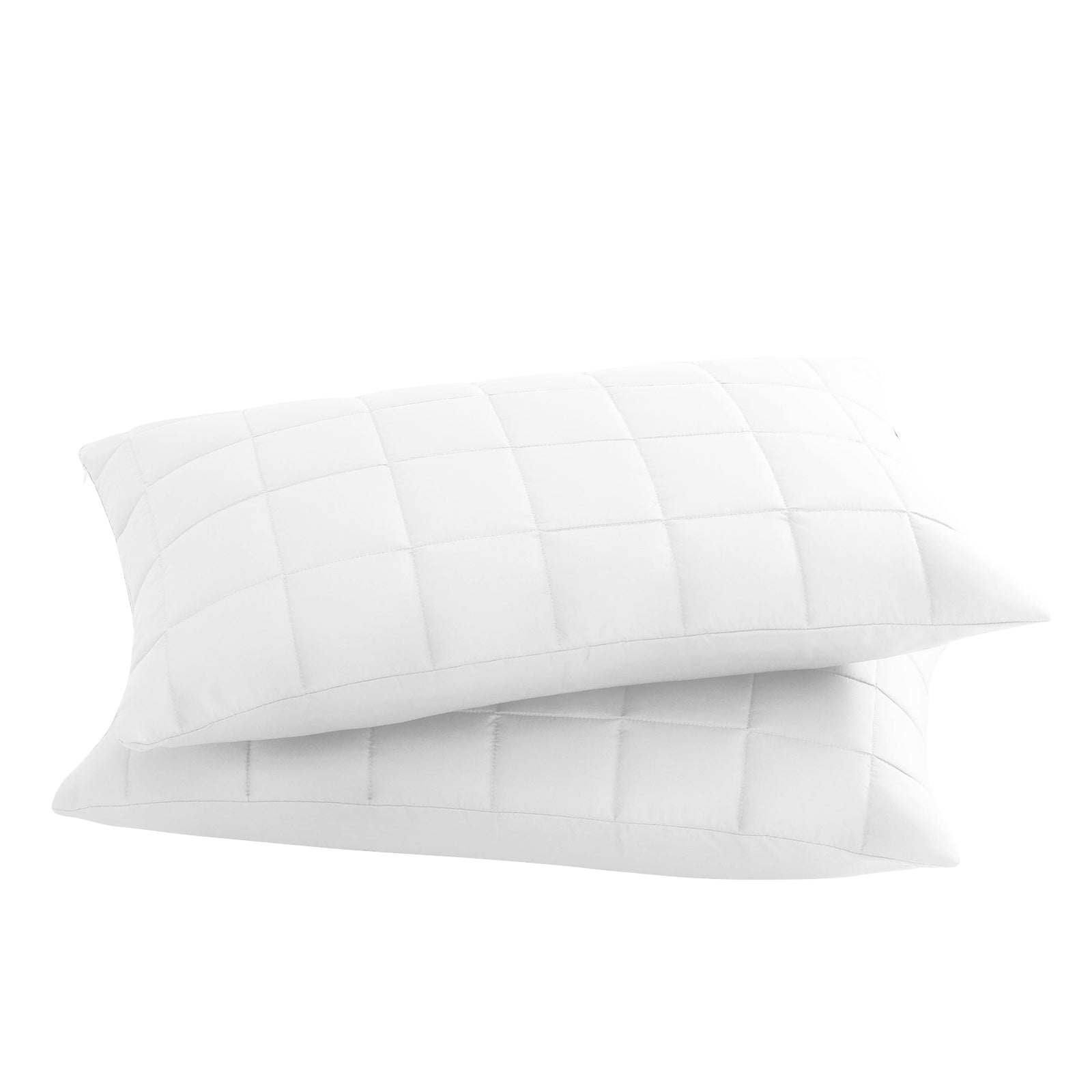 Royal Comfort Coverlet Set Bedspread Soft Touch Easy Care Breathable 3 Piece Set - King - White-Home & Garden > Bedding-PEROZ Accessories