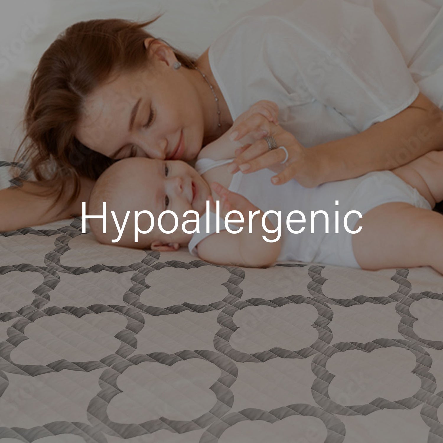 Royal Comfort Bamboo Cooling Reversible 7 Piece Comforter Set Bedspread - Queen - White-Bed Sheets-PEROZ Accessories