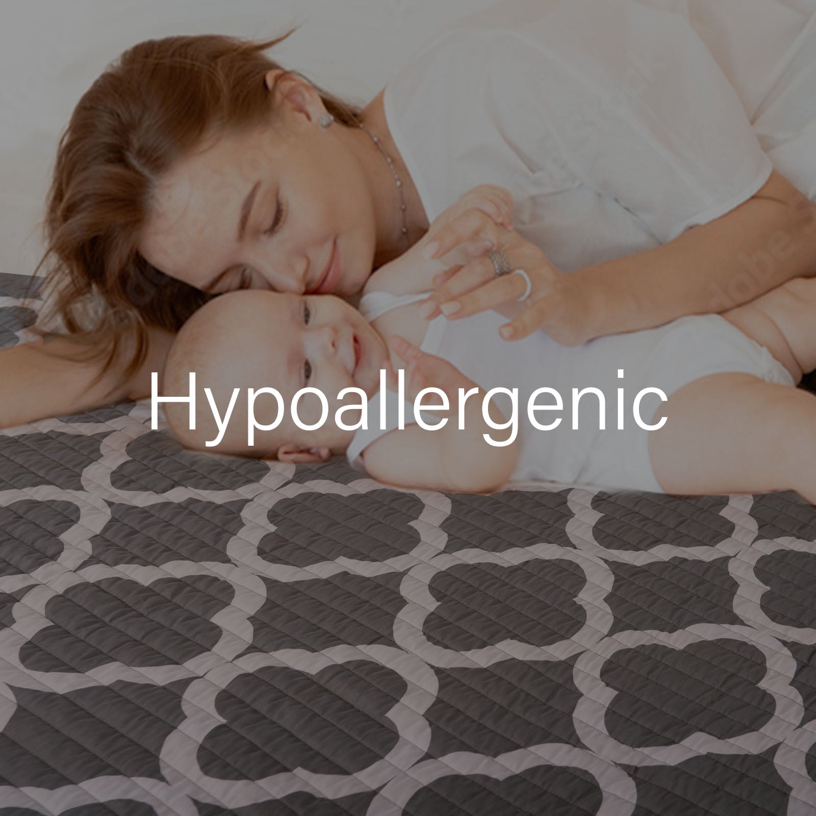 Royal Comfort Bamboo Cooling Reversible 7 Piece Comforter Set Bedspread - Queen - Charcoal-Bed Sheets-PEROZ Accessories