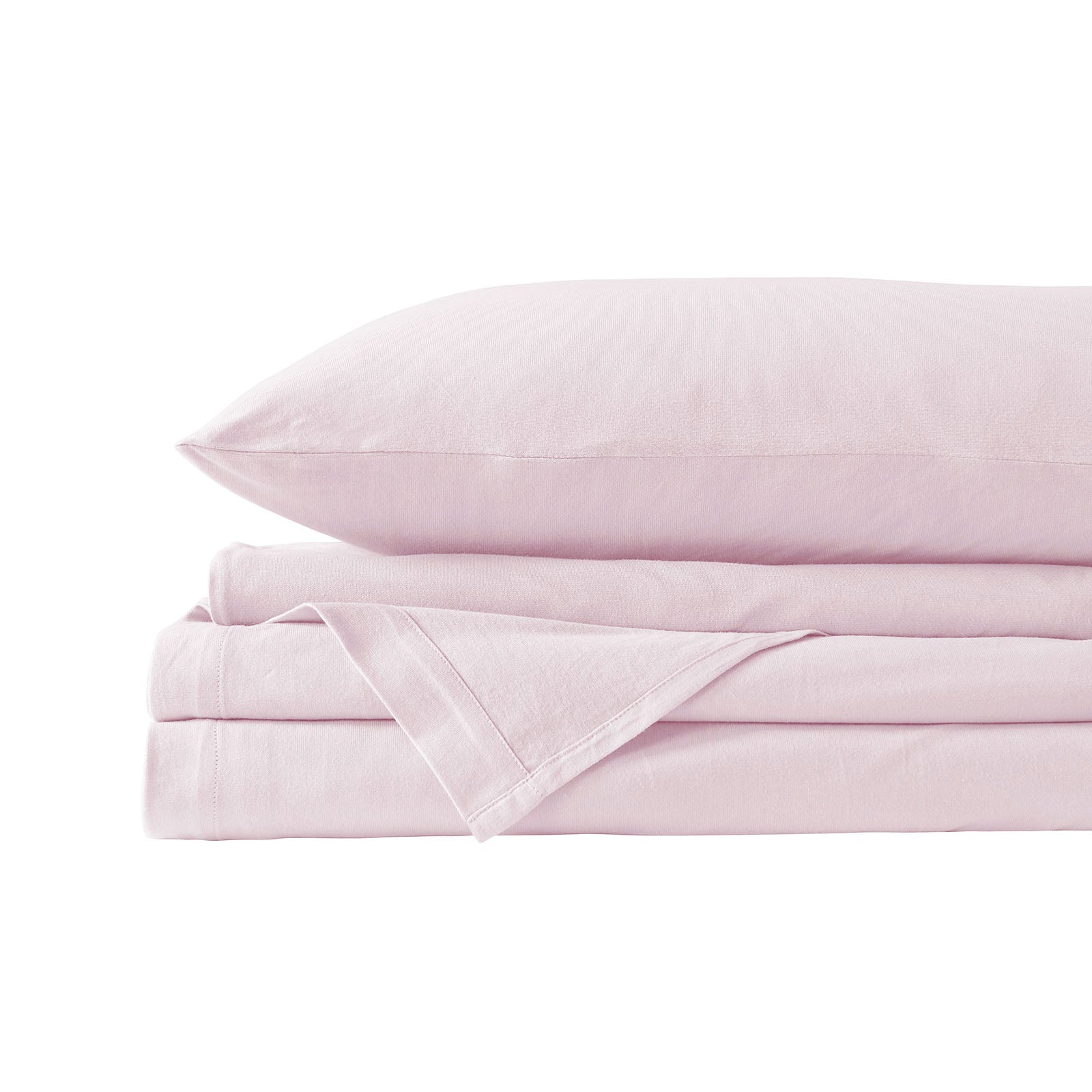 Royal Comfort 100% Jersey Cotton Quilt Cover Set Ultra Soft Bedding Luxurious - Queen - Pink Marle-Home & Garden > Bedding-PEROZ Accessories