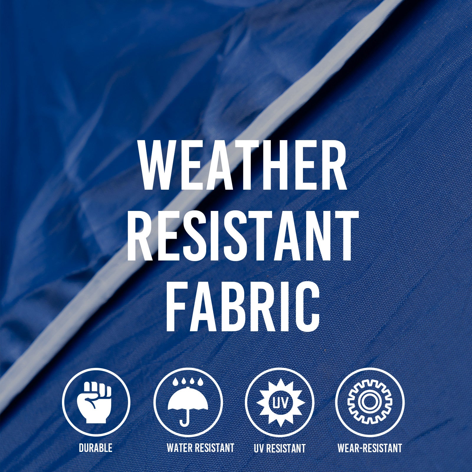 Havana Outdoors Beach Umbrella 2.4M Outdoor Garden Beach Portable Shade Shelter - Blue-Outdoor > Camping-PEROZ Accessories