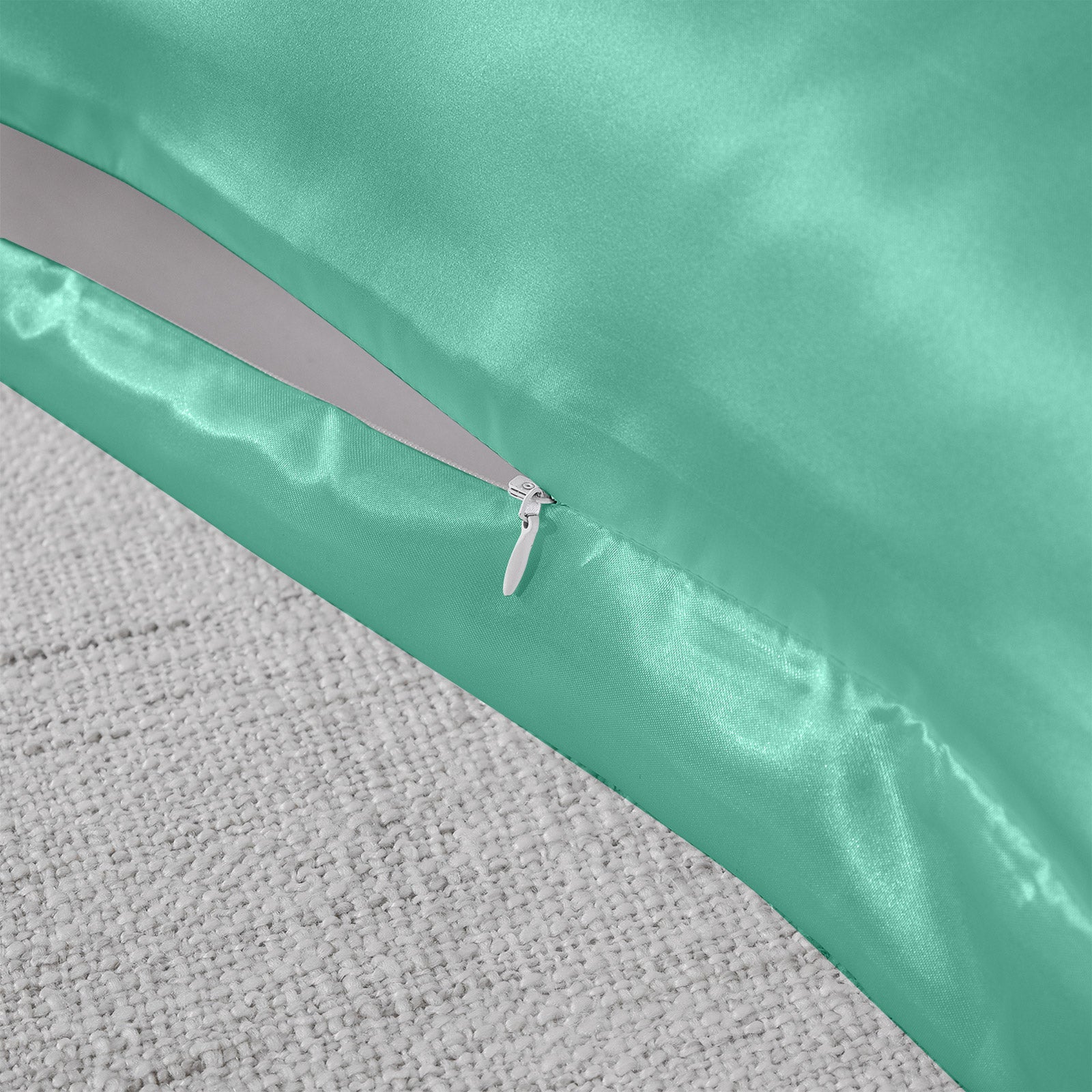Royal Comfort Mulberry Soft Silk Hypoallergenic Pillowcase Twin Pack 51 x 76cm - Mint-Pillowcases-PEROZ Accessories