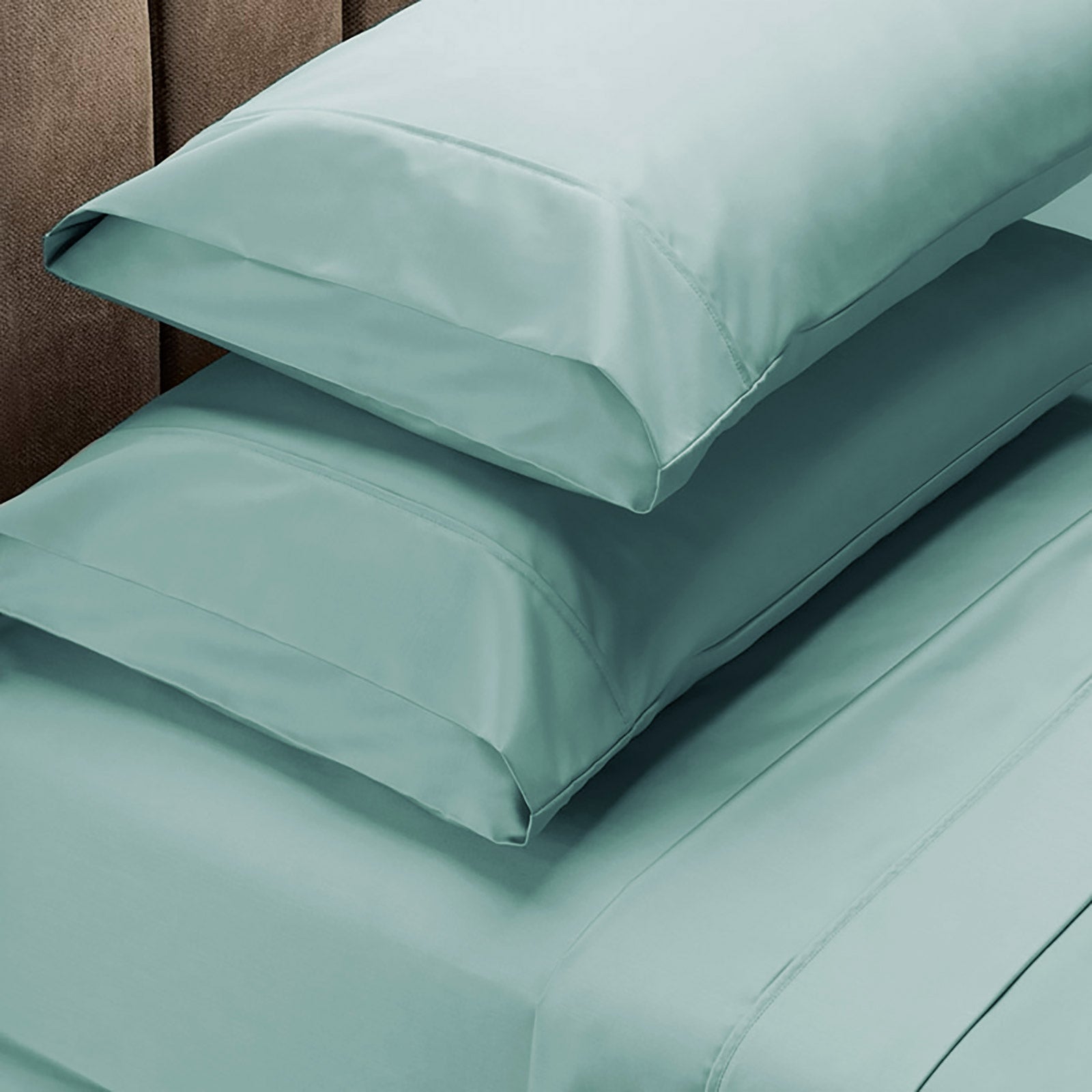 Royal Comfort 1000 Thread Count Sheet Set Cotton Blend Ultra Soft Touch Bedding - King - Green Mist-Bed Sheets-PEROZ Accessories