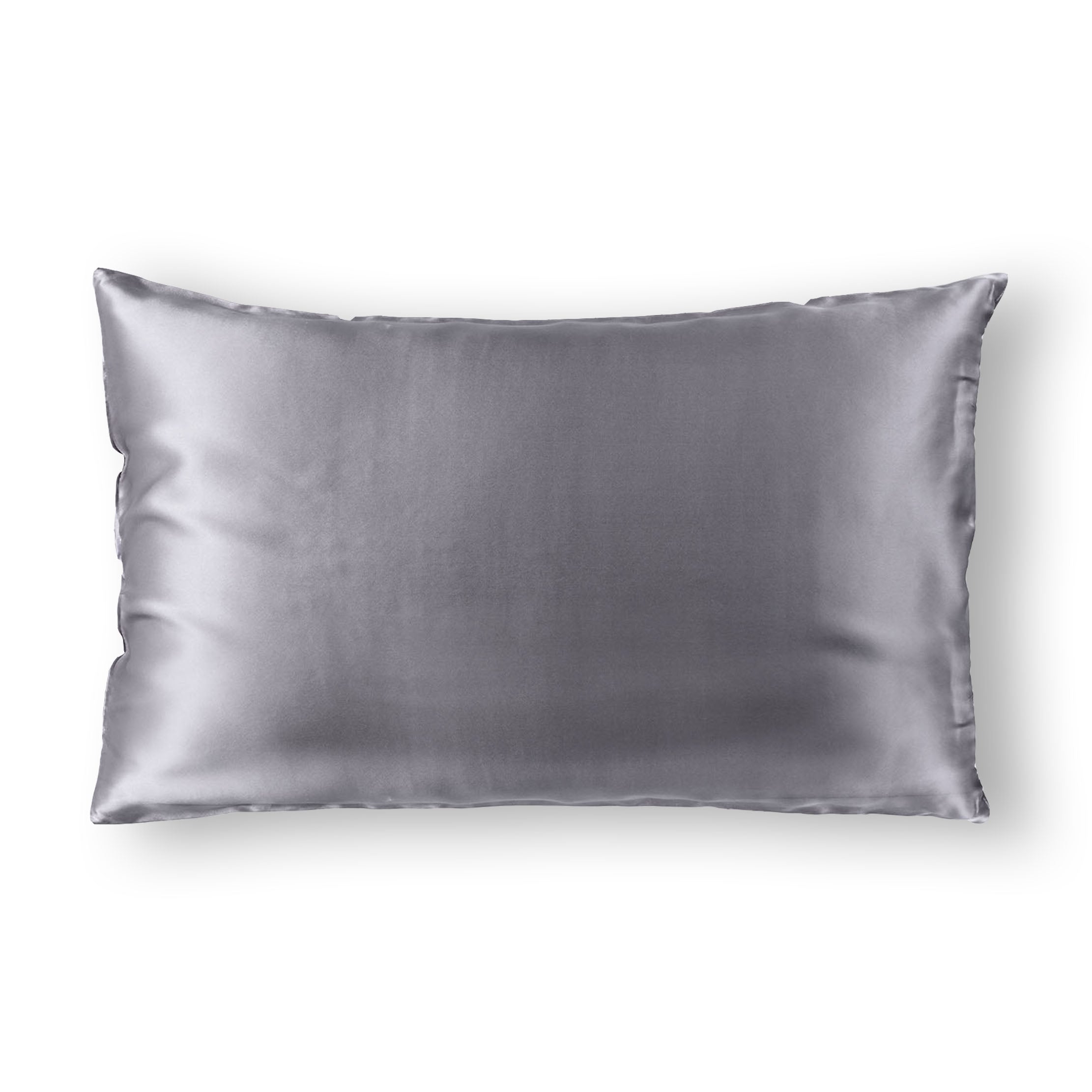 Royal Comfort Pure Silk Pillow Case 100% Mulberry Silk Hypoallergenic Pillowcase - Charcoal-Pillowcases-PEROZ Accessories