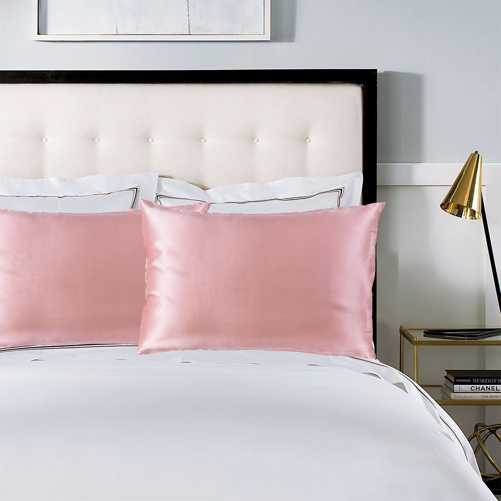 Royal Comfort Pure Silk Pillow Case 100% Mulberry Silk Hypoallergenic Pillowcase - Blush-Pillowcases-PEROZ Accessories