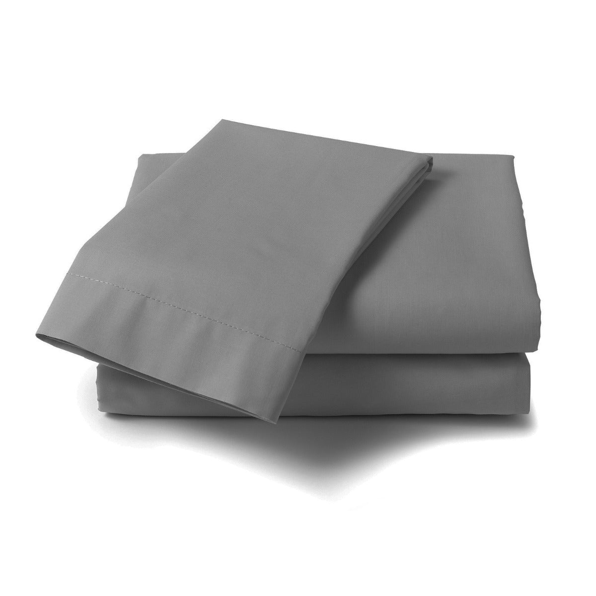Royal Comfort 1000 Thread Count Cotton Blend Quilt Cover Set Premium Hotel Grade - King - Charcoal-Home & Garden > Bedding-PEROZ Accessories