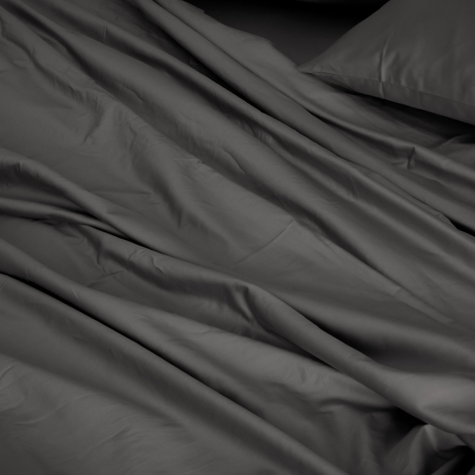 Royal Comfort 1000TC Hotel Grade Bamboo Cotton Sheets Pillowcases Set Ultrasoft - King - Pewter-Bed Sheets-PEROZ Accessories