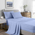 Royal Comfort 2000 Thread Count Bamboo Cooling Sheet Set Ultra Soft Bedding - Double - Light Blue-Bed Sheets-PEROZ Accessories