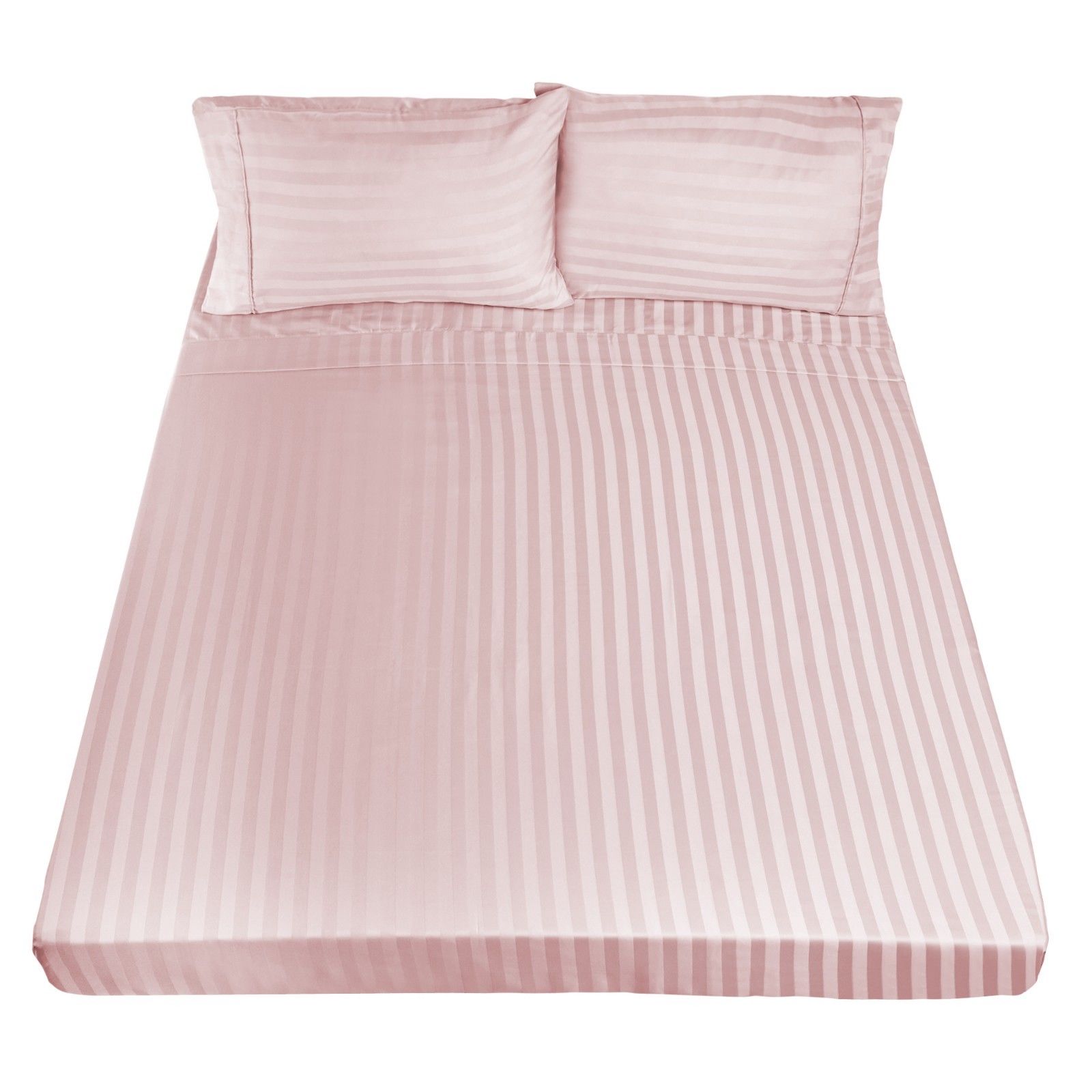 Royal Comfort 1200TC Sheet Set Damask Cotton Blend Ultra Soft Sateen Bedding - Queen - Blush-Bed Sheets-PEROZ Accessories