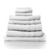 Royal Comfort Eden Egyptian Cotton 600GSM 8 Piece Luxury Bath Towels Set - White-Towels-PEROZ Accessories