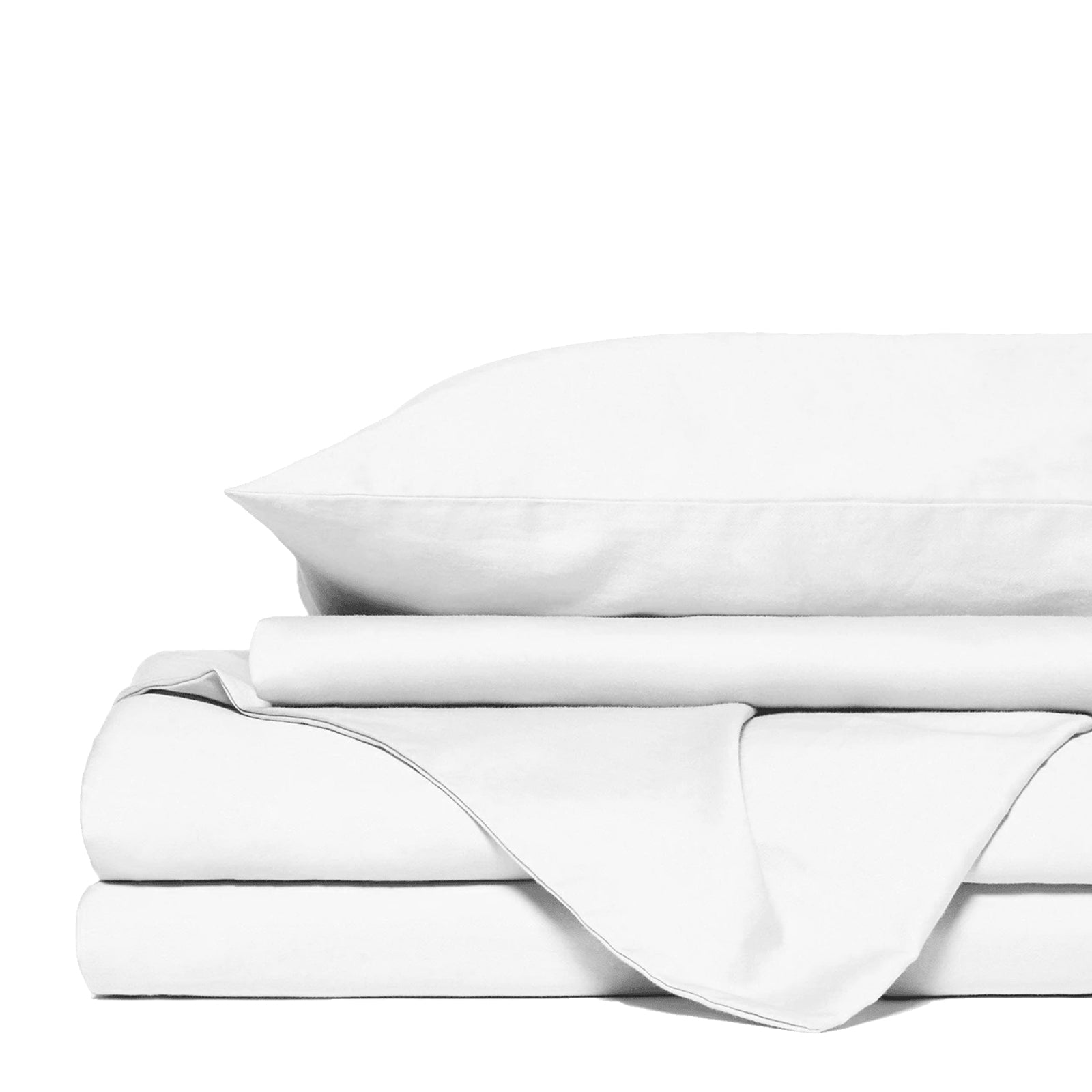 Royal Comfort 1500 Thread Count Cotton Rich Sheet Set 4 Piece Ultra Soft Bedding - Double - White-Home & Garden > Bedding-PEROZ Accessories