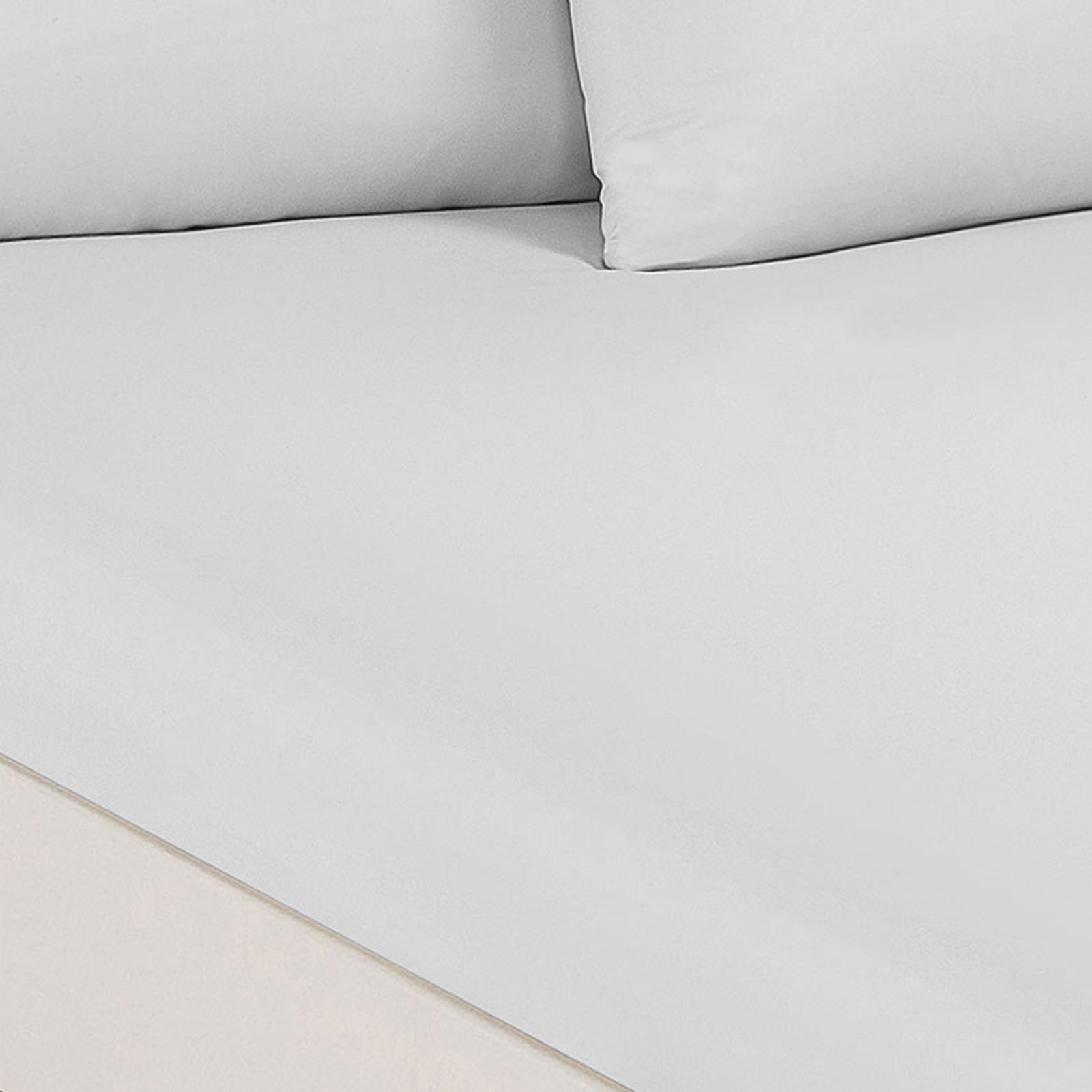 Park Avenue 1000TC Cotton Blend Sheet & Pillowcases Set Hotel Quality Bedding - Single - White-Bed Sheets-PEROZ Accessories