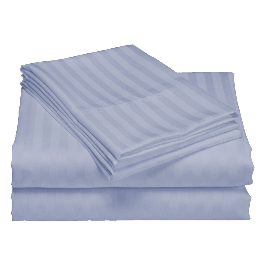 Royal Comfort 1200TC Quilt Cover Set Damask Cotton Blend Luxury Sateen Bedding - King - Blue Fog-Quilt Covers-PEROZ Accessories