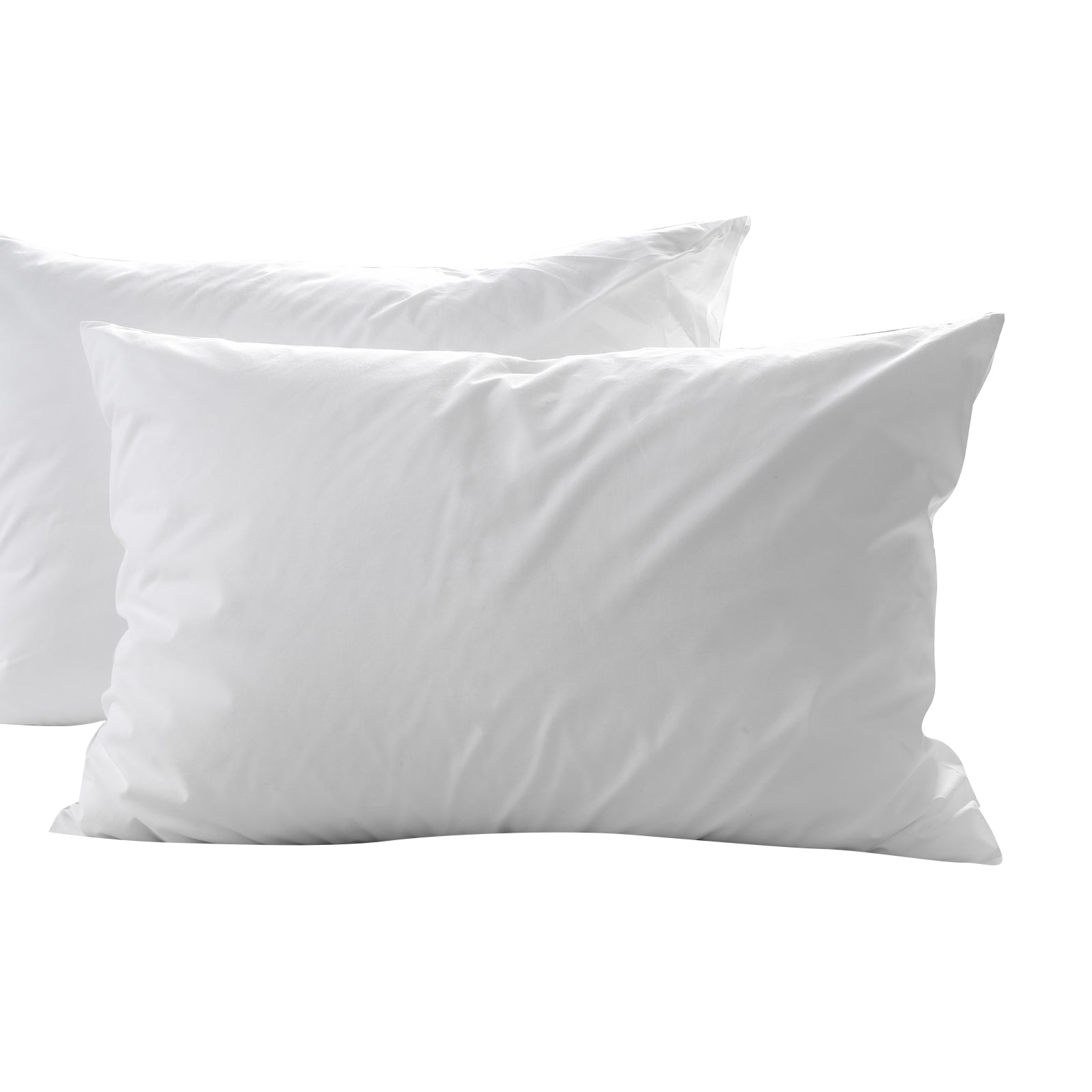 Royal Comfort 1800GSM Duck Feather Down Topper And 1000GSM 2 Duck Pillows Set - Queen - White-Home & Garden > Bedding-PEROZ Accessories