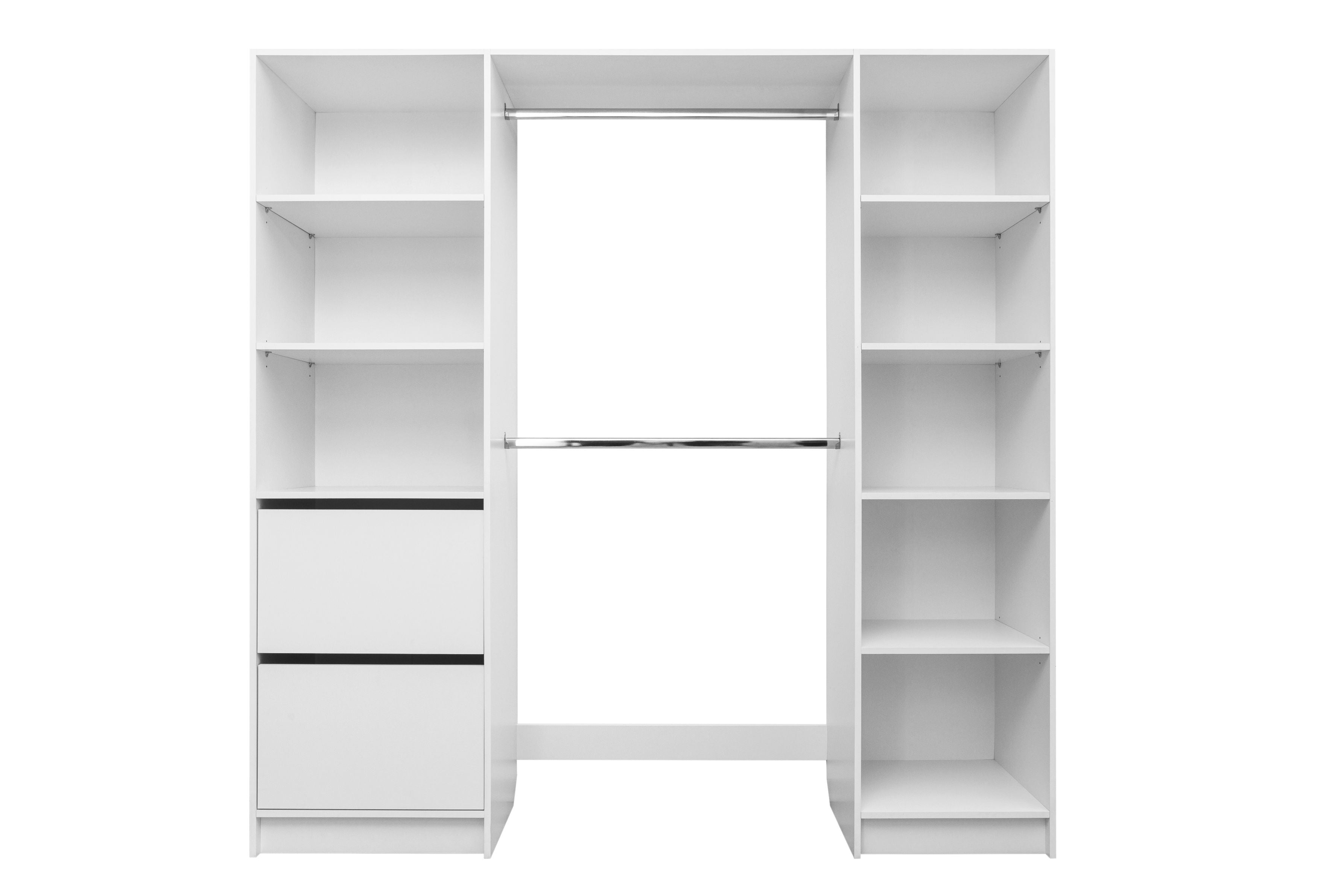 BASEL 2M WALK IN WARDROBE KIT - CLASSIC-Furniture > Living Room-PEROZ Accessories