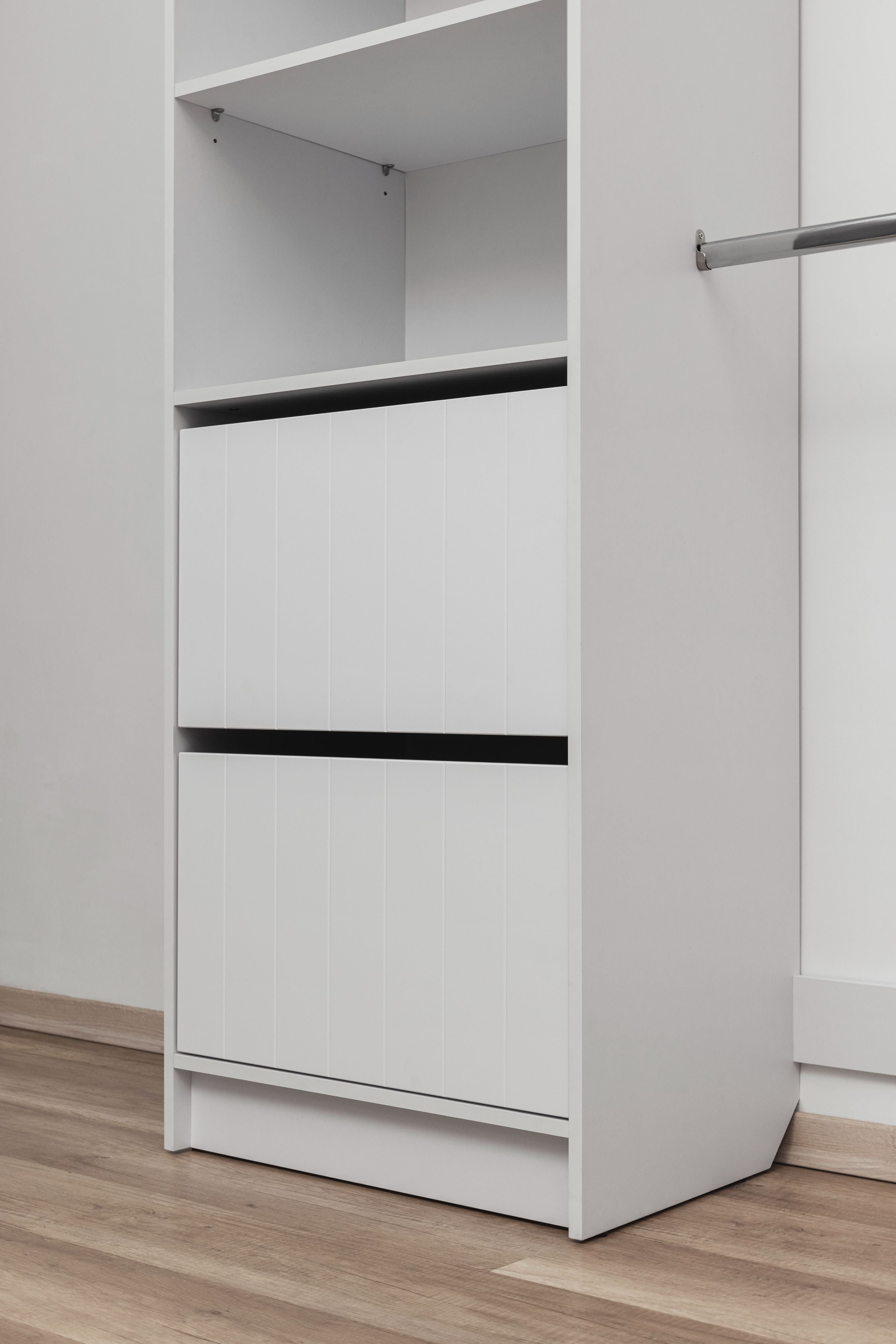 BASEL 2M WALK IN WARDROBE KIT - VJ PANEL-Furniture > Living Room-PEROZ Accessories