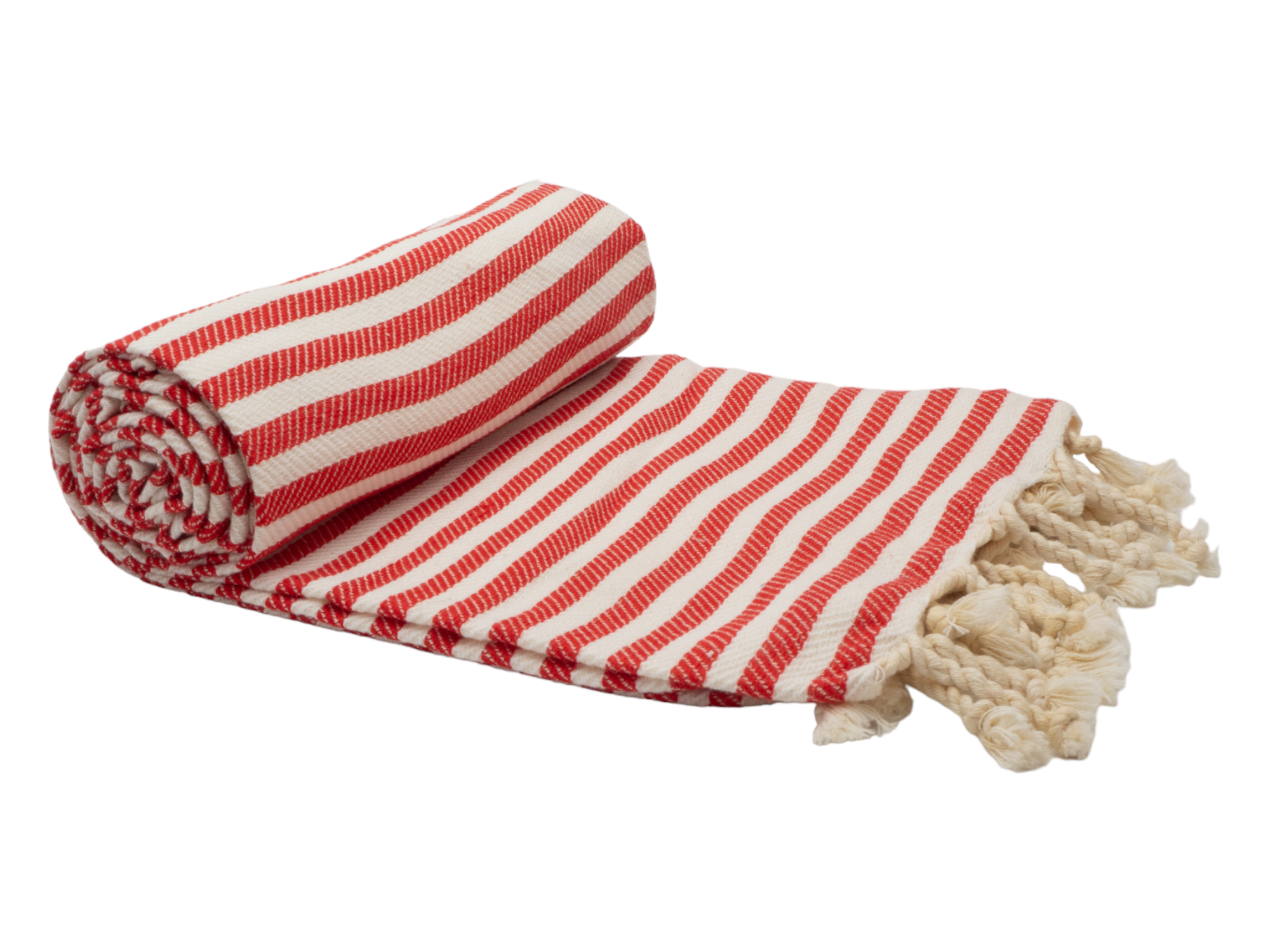 PORTSEA TURKISH COTTON TOWEL - CHERRY-Outdoor > Picnic-PEROZ Accessories