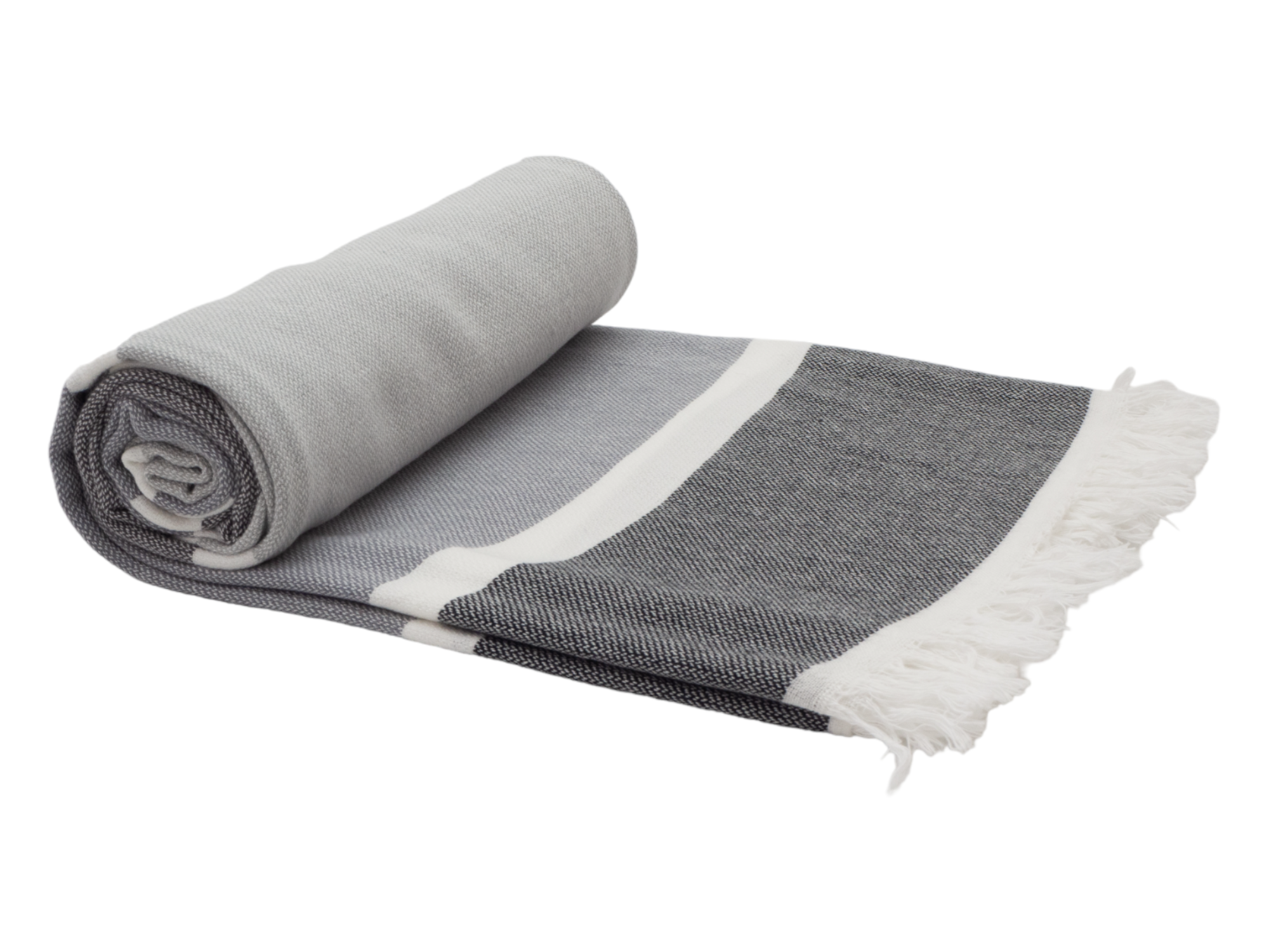 SORRENTO TURKISH COTTON TOWEL - MONOCHROME-Outdoor > Picnic-PEROZ Accessories