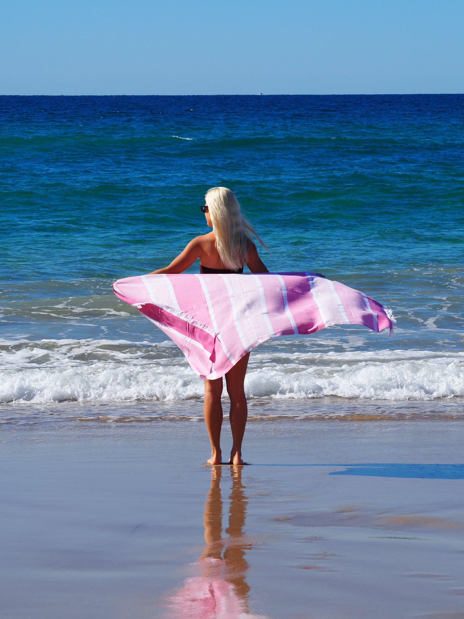 SORRENTO TURKISH COTTON TOWEL - CANDY-Outdoor > Picnic-PEROZ Accessories
