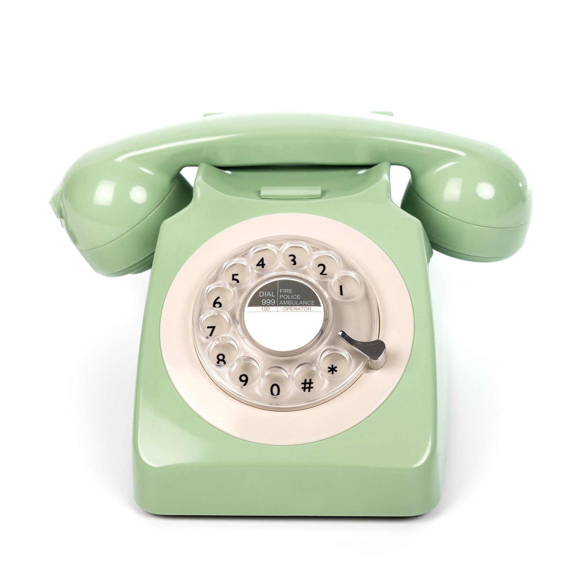 GPO RETRO GPO 746 ROTARY TELEPHONE - GREEN-Home & Garden > Home Office Accessories-PEROZ Accessories