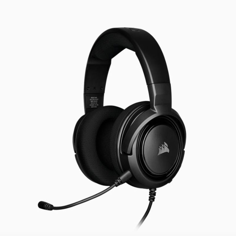 Corsair HS35 STEREO Gaming Headset Discord Certified, Clear Sound, and Plush Memory Foam, Carbon-Headphones-PEROZ Accessories
