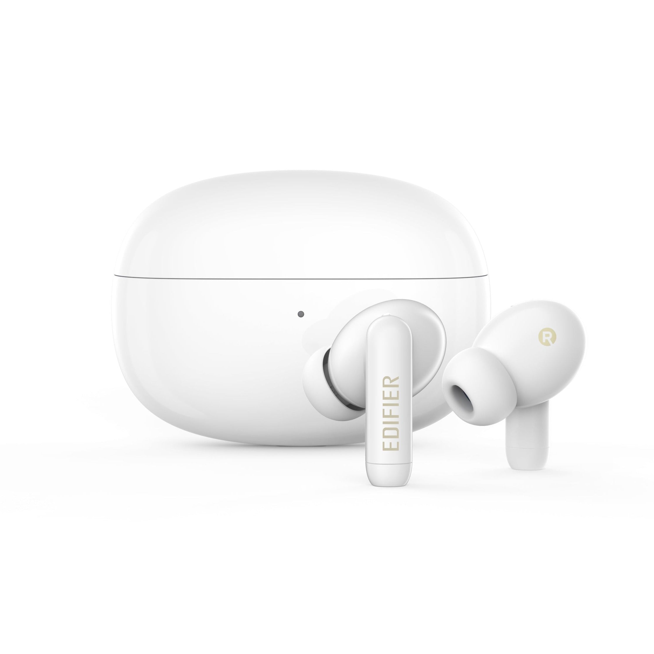 EDIFIER TW330NB Wireless Active Noise Canceling Bluetooth 5.0 Earphones Earbuds - Microphone, AI Noise Cancellation, 20hr, Quick Charge, White-Headphones-PEROZ Accessories