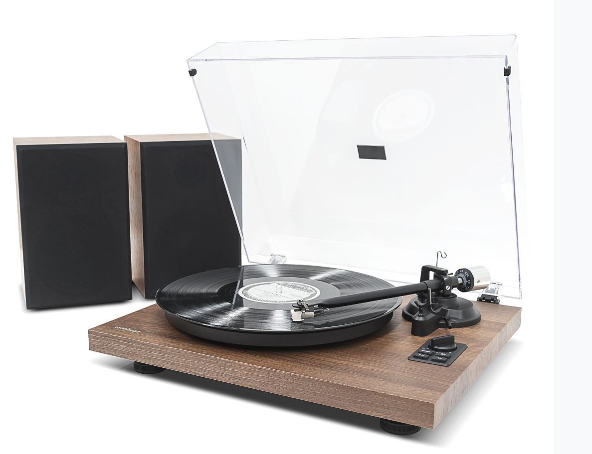 MBEAT Turntable with Speakers-Home & Garden > Home Office Accessories-PEROZ Accessories