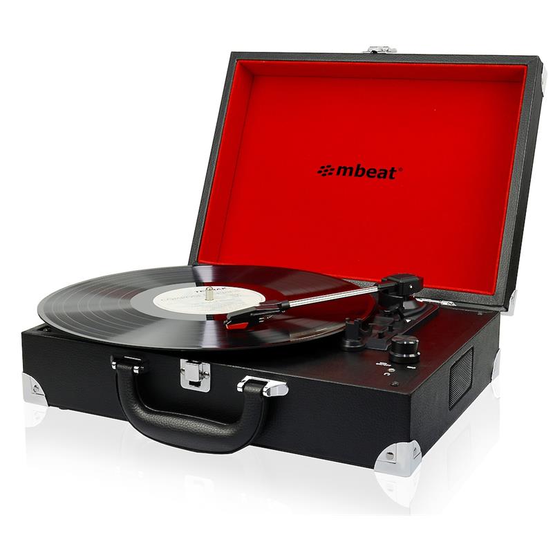 mbeatRetro Briefcase-styled USB Turntable Recorder-Home & Garden > Home Office Accessories-PEROZ Accessories
